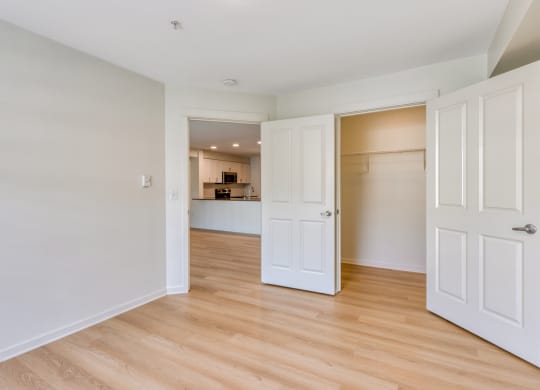 Ample closet space at Tera Apartments, Kirkland, Washington