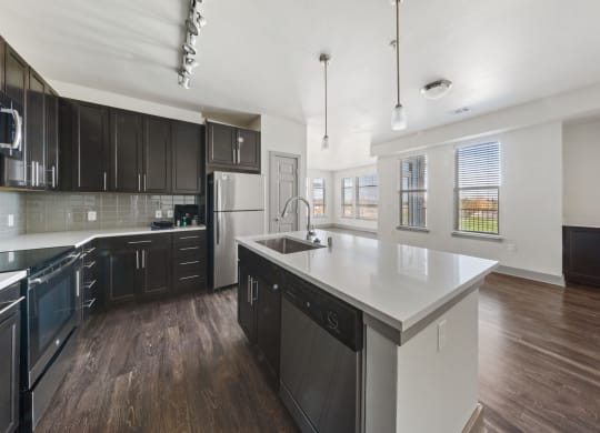 Newly renovated apartment interiors at Windsor at Pinehurst, Lakewood, CO