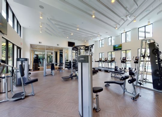 State of the art fitness center  at Windsor Cornerstone, Florida