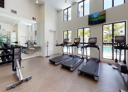 Spacious Fitness Center at Windsor Cornerstone, Plantation, Florida