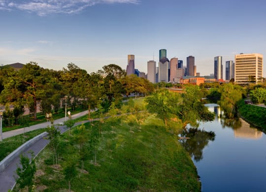 Buffalo Bayou Park is just a mile away, at The Sovereign at Regent Square, 3233 West Dallas, TX