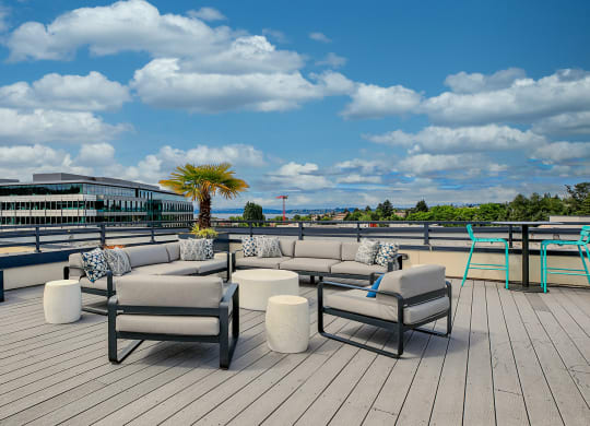 Rooftop Sundecks with Gorgeous Views at Tera Apartments, 98033, WA