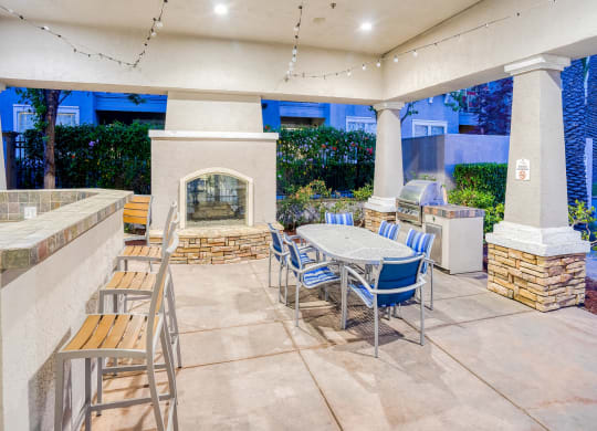 Community Grilling Stations and Outdoor, Dining Area at The Estates at Park Place, 94538, CA