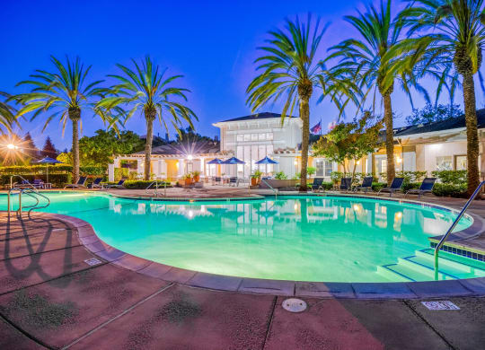 Shimmering Swimming Pool at The Estates at Park Place, Fremont, 94538