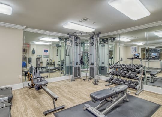 Fitness center  at Windsor at Midtown, Atlanta, GA