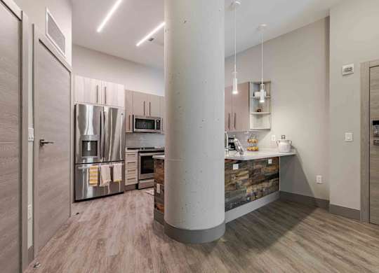 NoBe Market Apartments in North Bethesda, Maryland Loft Kitchen
