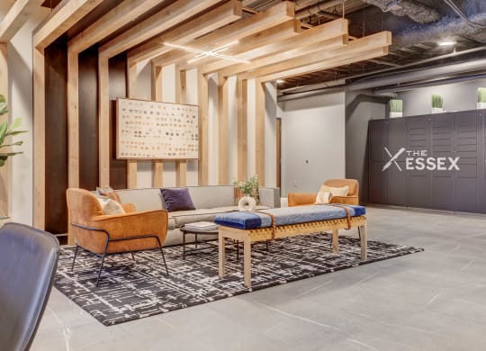 the lobby or reception area of the xessex office building