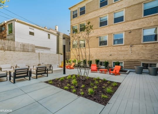 our apartments offer a spacious patio at Carver and Slowe Apartments, Washington, DC