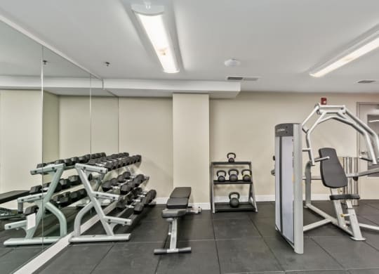 Fitness room at Carver and Slowe Apartments, Washington, DC
