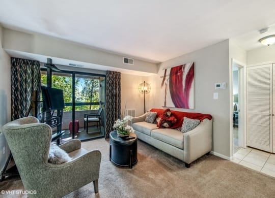 Sofa And Chair at Brookland Ridge Apartments, Washington, 20017