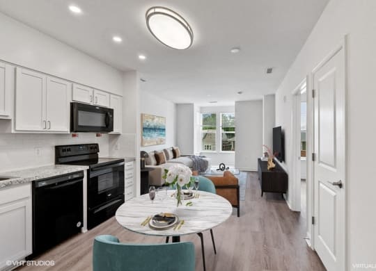 Kitchen Area in apartment