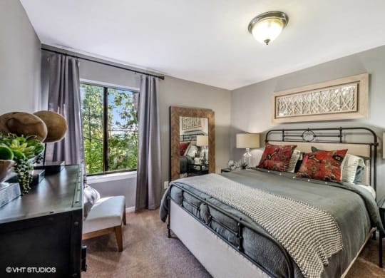 Well Decorated Bedroom With Plenty Of Natural Lights at Brookland Ridge Apartments, Washington, 20017