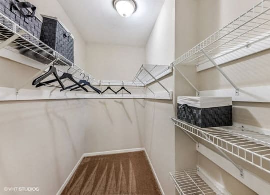 Built-In Shelving In Closet at Brookland Ridge Apartments, Washington, 20017