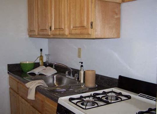 Gas Stove in Kitchen