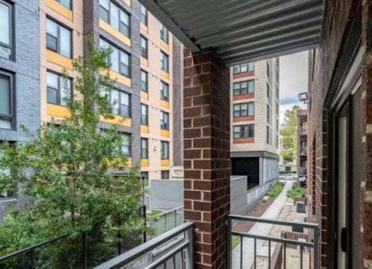 Private balcony