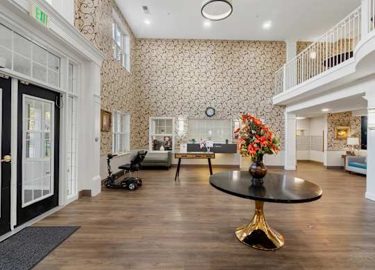 Front desk lobby at River Point Apartments, Essex, 21221