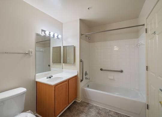 Bath suite at River Point Apartments, Essex