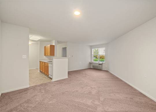 Interior design-ready space at River Point Apartments, Maryland