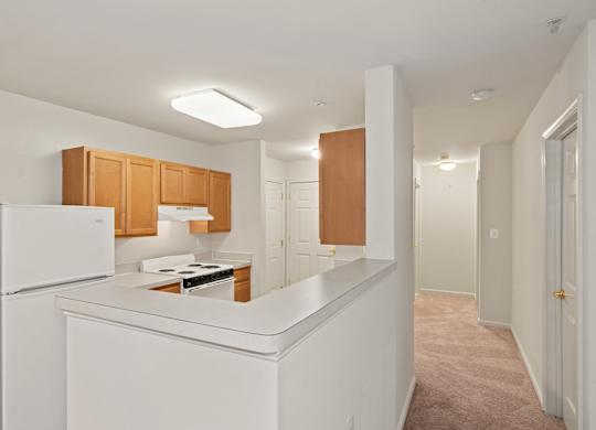 Elegant Backsplashes In Kitchen at River Point Apartments, Essex, 21221