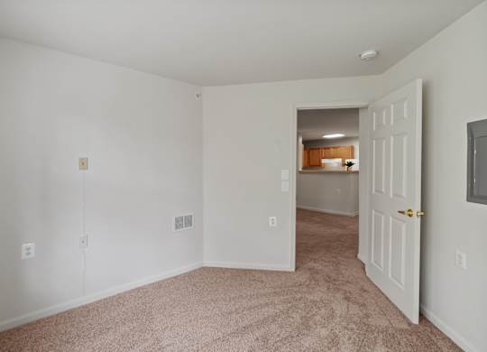 Interior without furnishings at River Point Apartments, Maryland