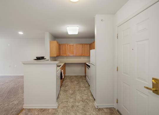 Different Kitchen at River Point Apartments, Essex, Maryland