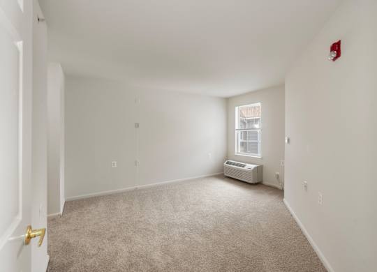 Empty residential interior at River Point Apartments, Maryland, 21221