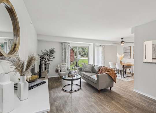 Living Room With Plenty Of Natural Lights at Aspen at Lake Trail, Columbia, 21045