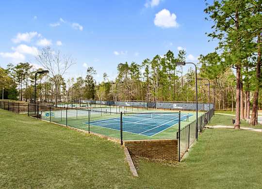 tennis court at Lory of Harbison, South Carolina