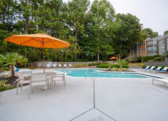 Pool With Sundecks at The Carter 4250 Apartments, Georgia