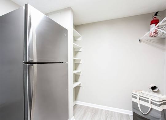 a walk in closet at The Cobb Apartments-Townhomes, Austell, 30168