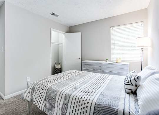 Bedroom With Plenty Of Natural Lights at The Cobb Apartments-Townhomes, Austell