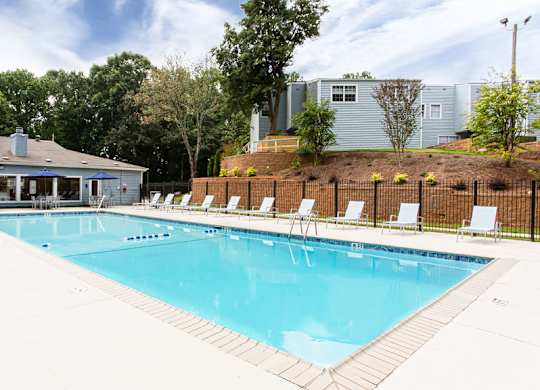 Swimming Pool With Relaxing Sundecks at The Cobb Apartments-Townhomes, Austell, GA, Georgia, 30168