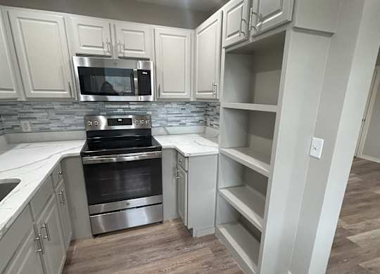 spacious pantry at Briarcliff at Quechee Apartments, Vermont