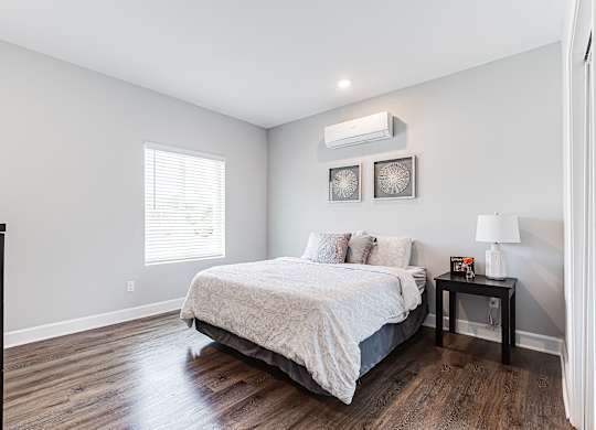 Bedroom With Expansive Windows at Liberty Club, Georgia, 31313