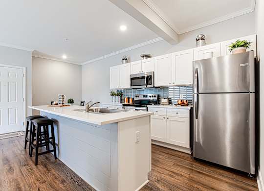 Kitchen Island at Liberty Club, Hinesville