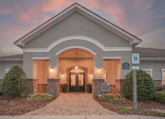 the preserve at ballantyne commons integrative building entrance at Century HomePlace, Prattville Alabama