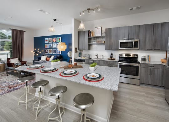 Fully Equipped Kitchen at Marley EAV, Atlanta, Georgia