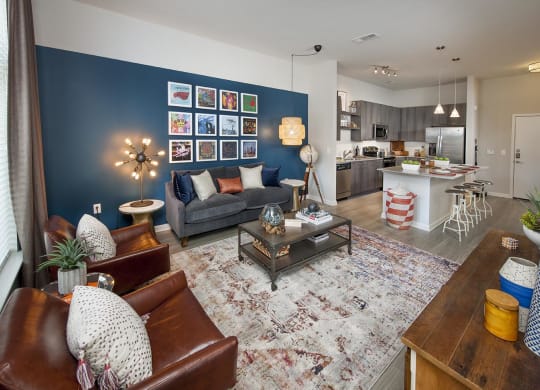 Modern Living Room at Marley EAV, Atlanta, GA