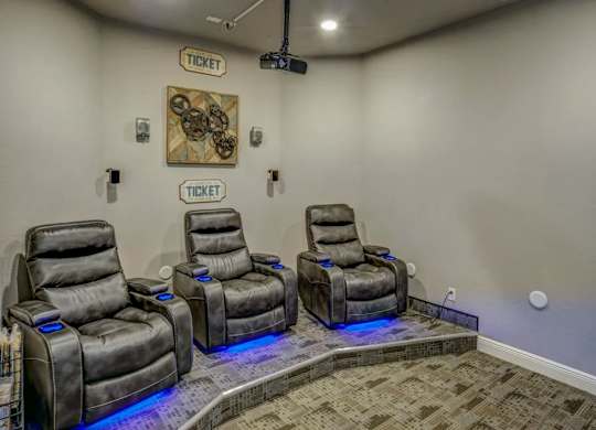 Theatre Room Chairs at Century Ariva, Florida, 33812