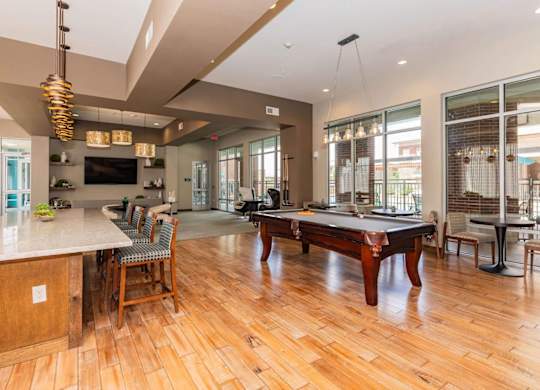 Clubhouse With Shuffleboard at Century Cedar Hill, Texas, 75104