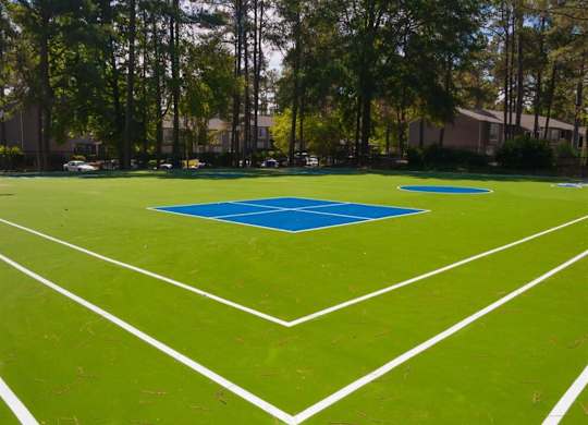 Outdoor sports court at the Grove at St. Andrews, Columbia, SC