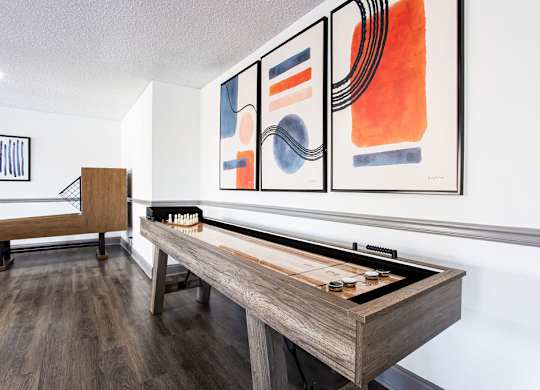 Shuffleboard at The Carter 4250 Apartments, Norcross