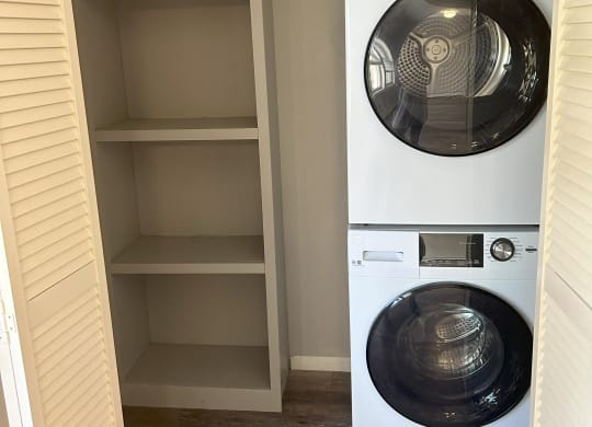 Stackable Washer/Dryer at Briarcliff at Quechee Apartments, Vermont