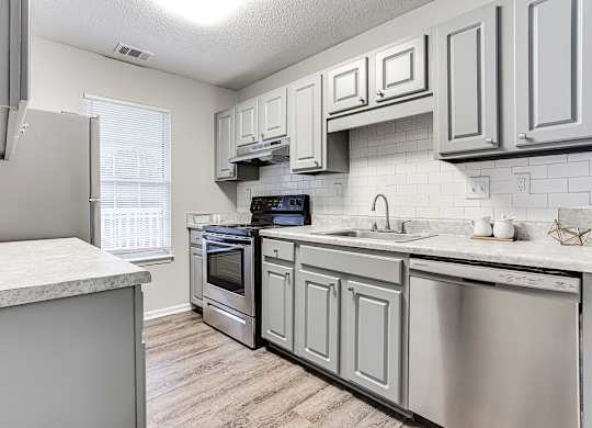 Furnished Kitchen at Wildcreek Apartments, Georgia 30021