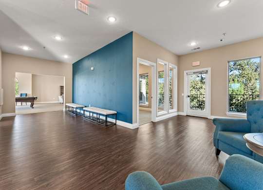 Clubroom at Bridge at Heritage Woods, Austin, Texas