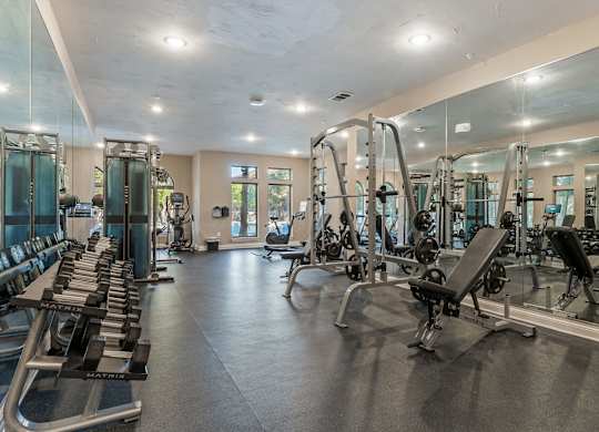 Modern Fitness Center at Bridge at Heritage Woods, Austin, 78753