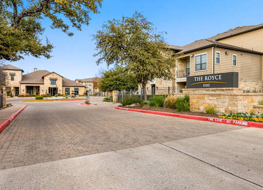Exterior Street at The Royce at 8100, Austin, 78729
