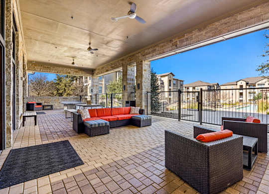 Outdoor Patio at The Royce at 8100, Austin