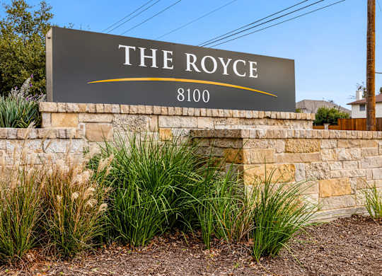 Property Signage at The Royce at 8100, Austin, TX, 78729