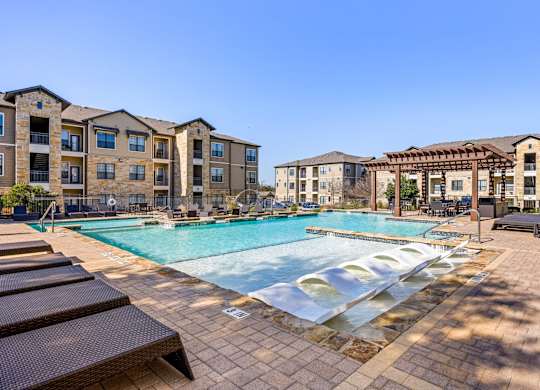 Pool View at The Royce at 8100, Austin